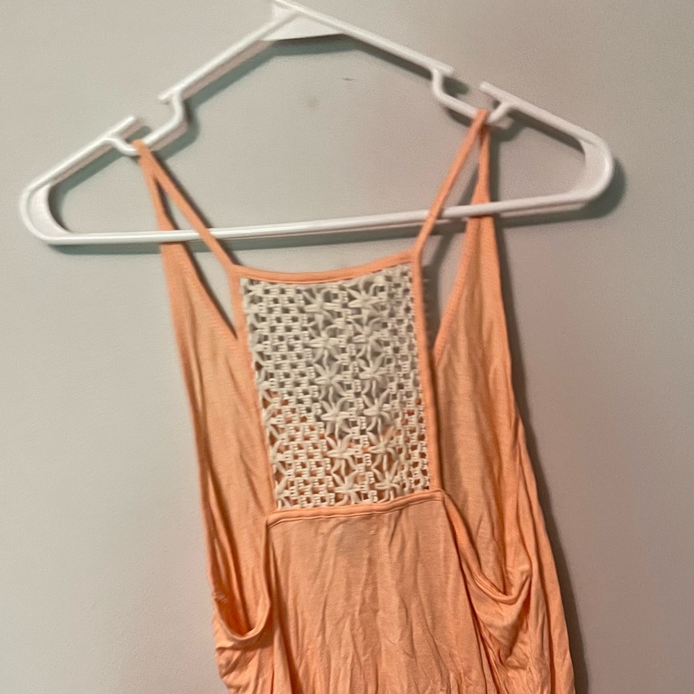 Light Orange Stretchy TankTop - Picture 2 of 2